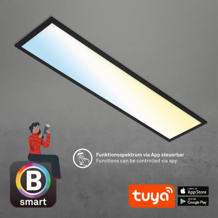 Brilo - Iluminação de teto LED com regulação PIATTO LED/28W/230V 3000-6500K Wi-Fi Tuya + controlo remoto