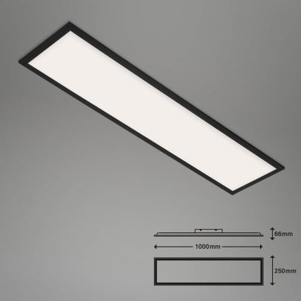 Brilo - Iluminação de teto LED com regulação PIATTO LED/28W/230V 3000-6500K Wi-Fi Tuya + controlo remoto
