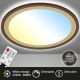 Brilo - Iluminação de teto LED com regulação SLIM LED/22W/230V 2700-6500K + controlo remoto