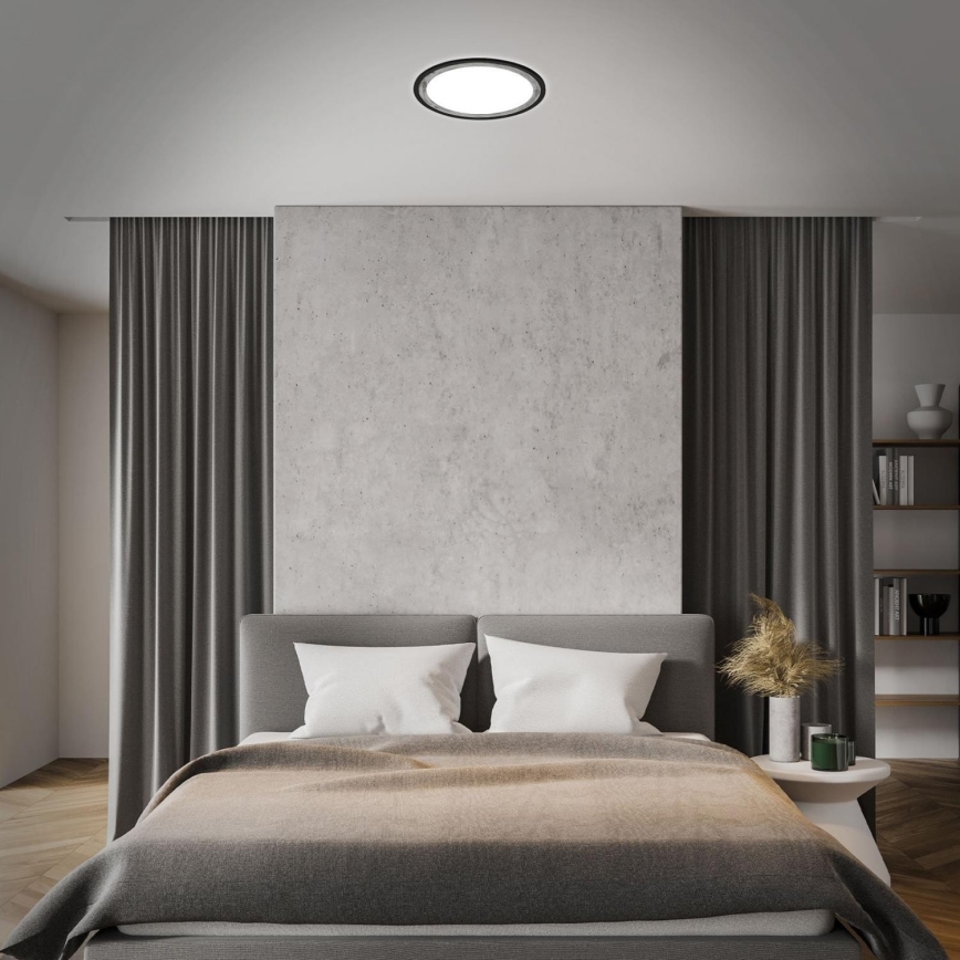 Brilo - Iluminação de teto LED com regulação SLIM LED/22W/230V 2700-6500K + comando