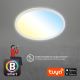 Brilo - Iluminação de teto LED com regulação SLIM LED/22W/230V 2700-6500K Wi-Fi Tuya + controlo remoto