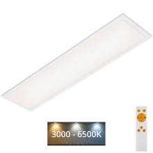 Brilo - Iluminação de teto LED com regulação SLIM LED/24W/230V 3000-6500K 100x25 cm + controlo remoto