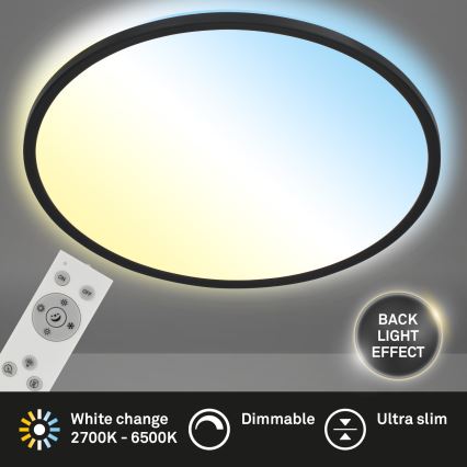Brilo - Iluminação de teto LED com regulação SLIM LED/31W/230V 2700-6500K + controlo remoto