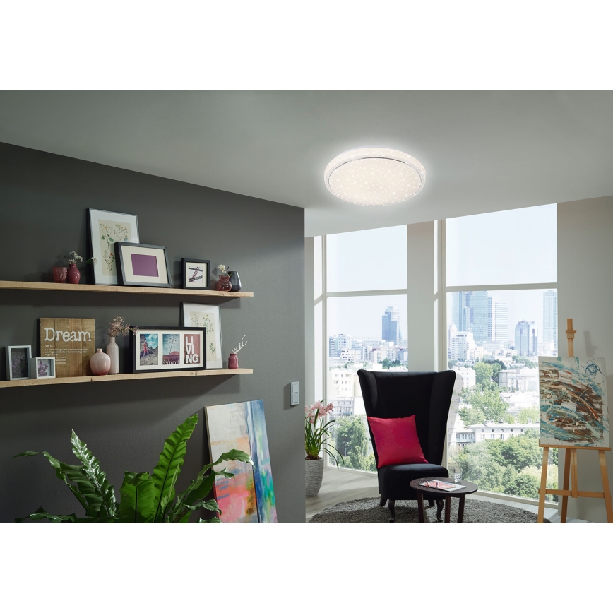 Brilo - Iluminação de teto LED com regulação STARRY SKY LED/18W/230V 3000-6500K + controlo remoto