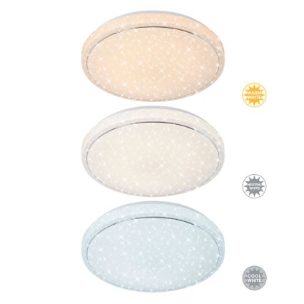 Brilo - Iluminação de teto LED com regulação STARRY SKY LED/18W/230V 3000-6500K + controlo remoto