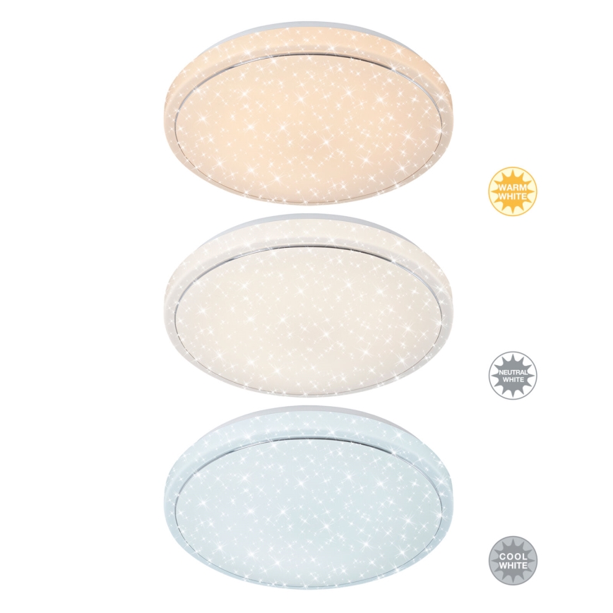 Brilo - Iluminação de teto LED com regulação STARRY SKY LED/18W/230V 3000-6500K + controlo remoto