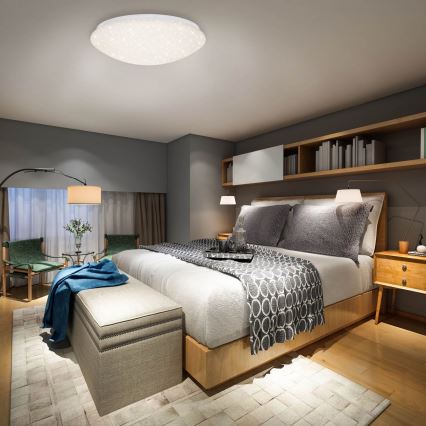 Brilo - Iluminação de teto LED com regulação STARRY SKY LED/22W/230V 3000-6000K + controlo remoto