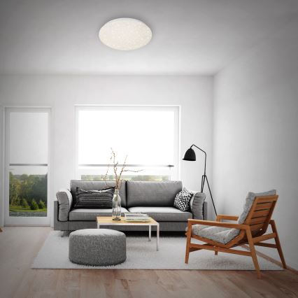 Brilo - Iluminação de teto LED com regulação STARRY SKY LED/22W/230V 3000-6000K + controlo remoto