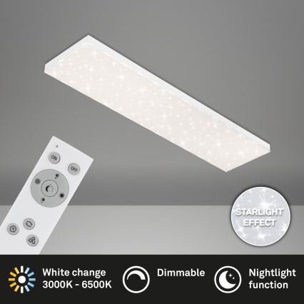 Brilo - Iluminação de teto LED com regulação STARRY SKY LED/24W/230V 3000-6500K + controlo remoto