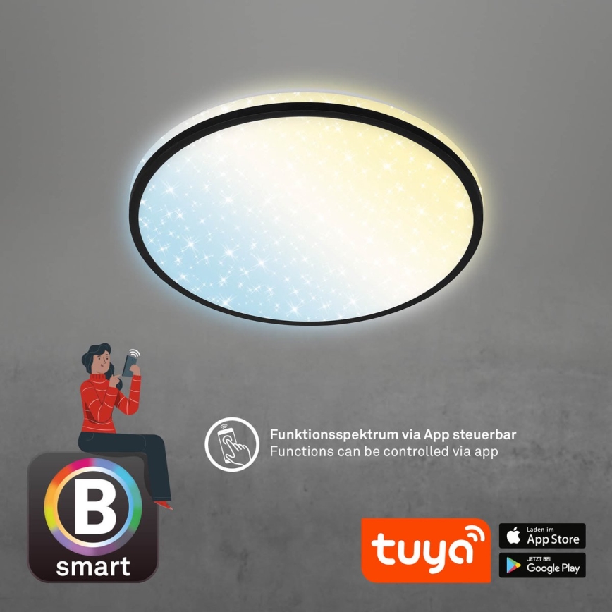 Brilo - Iluminação de teto LED com regulação STARRY SKY LED/24W/230V 3000-6500K Wi-Fi Tuya + controlo remoto