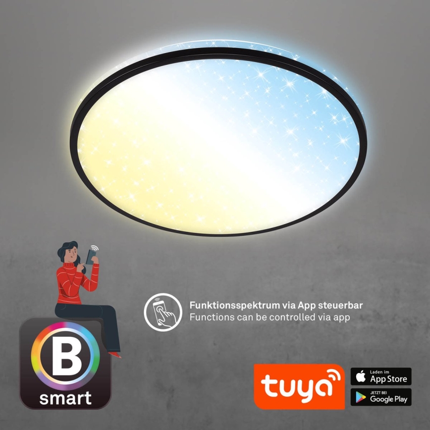 Brilo - Iluminação de teto LED com regulação STARRY SKY LED/42W/230V 3000-6500K Wi-Fi Tuya + controlo remoto