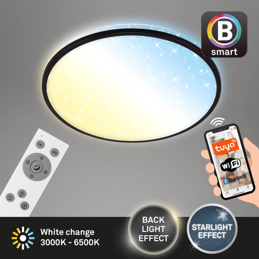 Brilo - Iluminação de teto LED com regulação STARRY SKY LED/42W/230V 3000-6500K Wi-Fi Tuya + controlo remoto