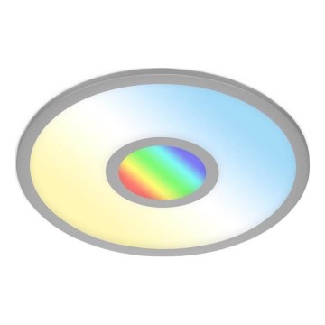 Brilo - Iluminação de teto LED RGB com regulação CENTRO LED/24W/230V 2700-6500K Wi-Fi Tuya + comando