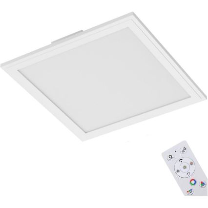 Brilo - Iluminação de teto LED RGB com regulação COLOUR LED/15W/230V 3000-6500K + comando