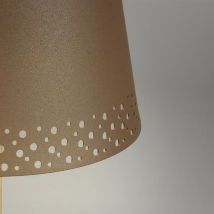 Brilo - Candeeiro LED de mesa exterior tátil, recarregável e regulável KIKI LED/2,6W/5V IP44 2600 mAh castanho