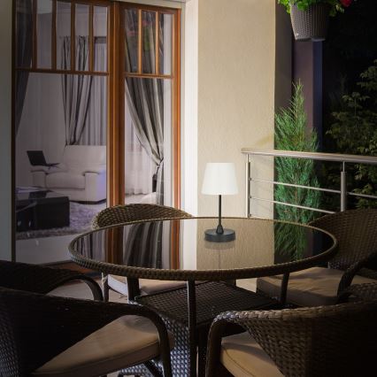 Brilo - Lâmpada LED recarregável externa com dimmer LED/3W/5V IP44 2000 mAh