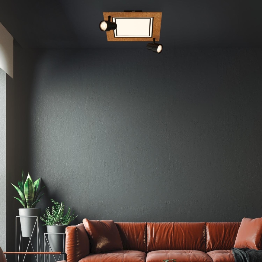 Brilo - Plafon LED LED/12W/230V + 2xGU10/9W 3000K