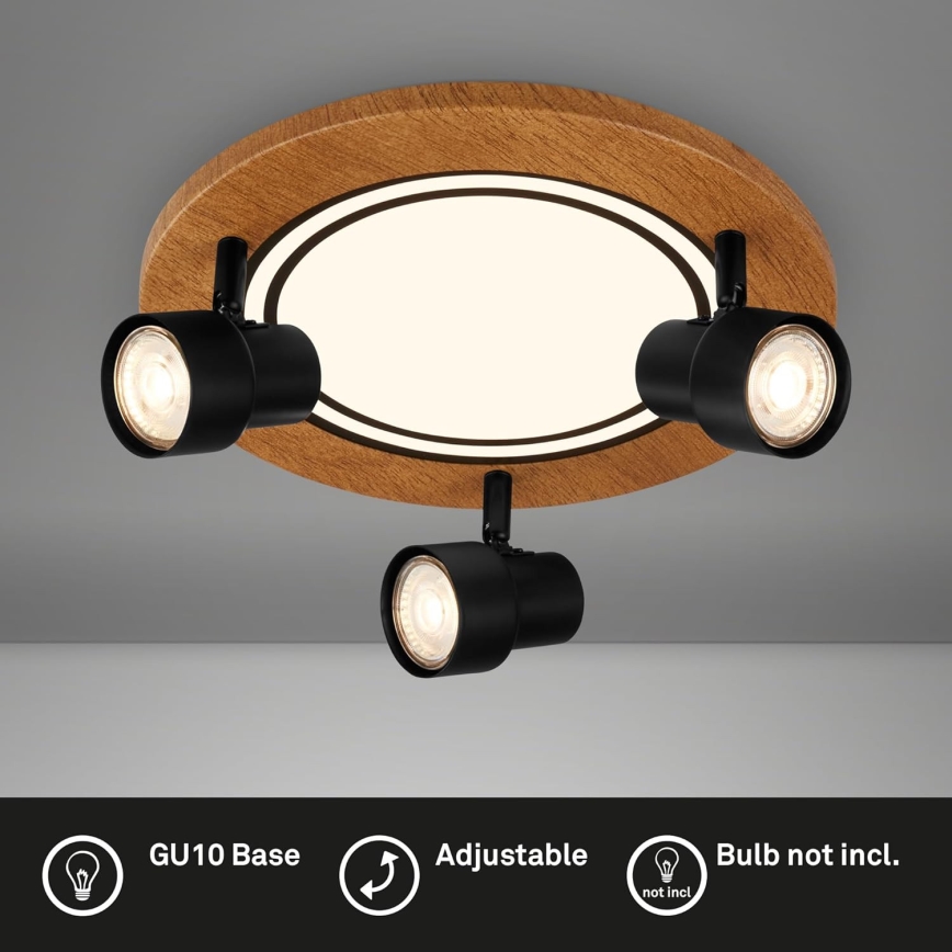 Brilo - Luminária de Teto LED LED/12W/230V + 3xGU10/9W 3000K