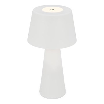 Brilo - LED Regulação rechargeable exterior candeeiro de mesa LED/3,5W/5V IP44 branco