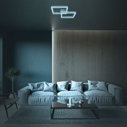 Brilo - LED RGBW Candelabro integrado com regulação FRAME 2xLED/17W/230V 2700-6500K + controlo remoto