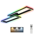Brilo - LED RGBW Candelabro integrado com regulação FRAME 2xLED/21W/230V 2700-6500K + controlo remoto