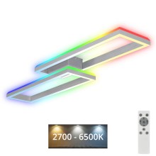 Brilo - LED RGBW Candelabro integrado com regulação FRAME 2xLED/21W/230V 2700-6500K + controlo remoto
