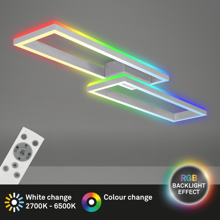 Brilo - LED RGBW Candelabro integrado com regulação FRAME 2xLED/21W/230V 2700-6500K + controlo remoto