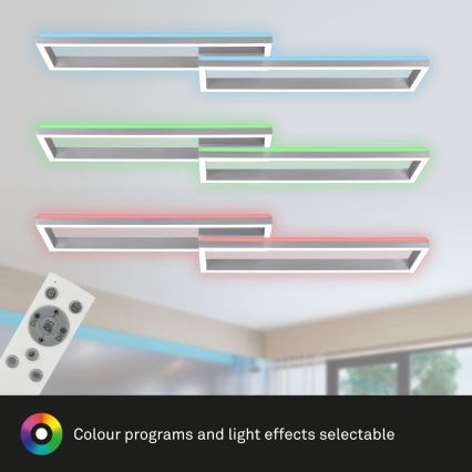 Brilo - LED RGBW Candelabro integrado com regulação FRAME 2xLED/21W/230V 2700-6500K + controlo remoto