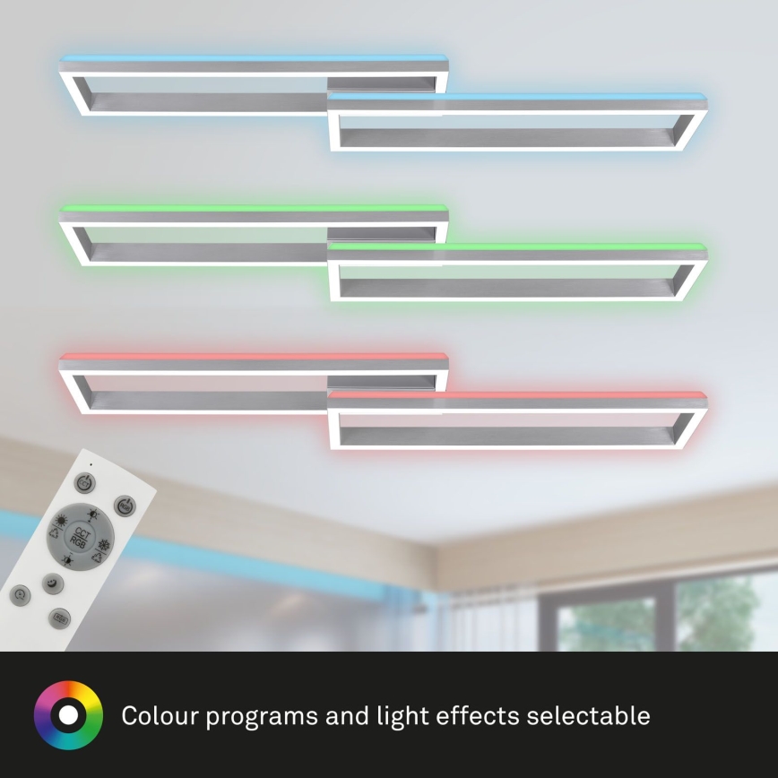 Brilo - LED RGBW Candelabro integrado com regulação FRAME 2xLED/21W/230V 2700-6500K + controlo remoto