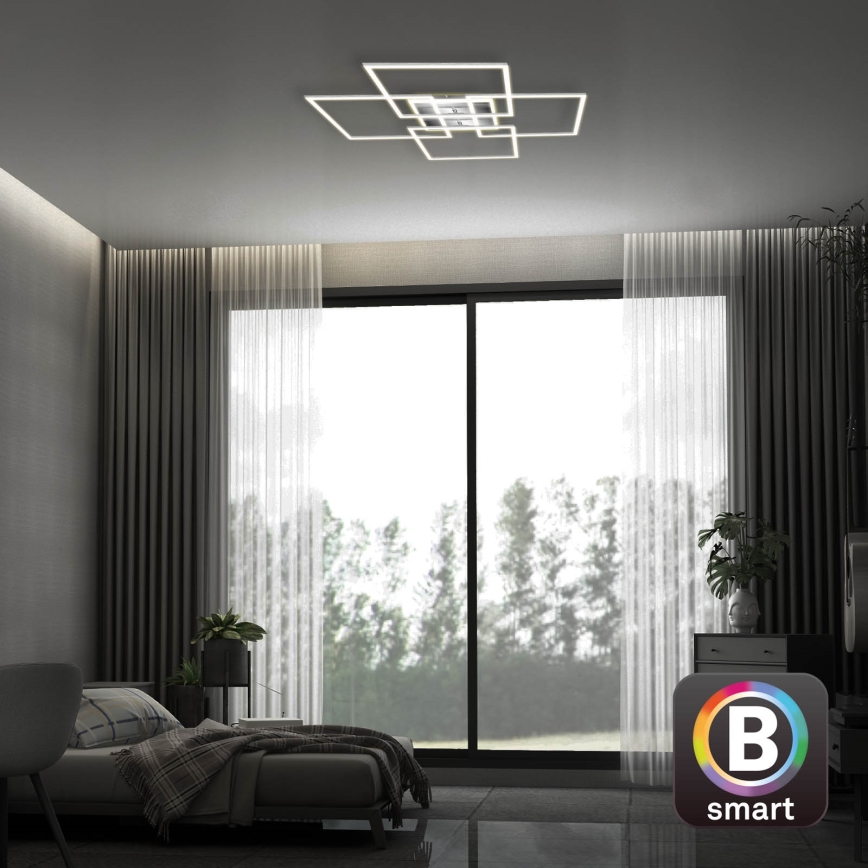 Brilo - Lustre de teto LED dimável FRAME LED/50W/230V 2700-6500K Wi-Fi Tuya + controlo remoto