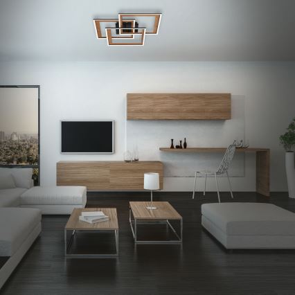 Brilo - Luminária de teto LED dimmerizável FRAME LED/45W/230V 2700-6500K + controlo remoto