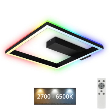 Brilo - Lustre de teto LED RGBW dimável FRAME LED/18W/230V 2700-6500K + controlo remoto