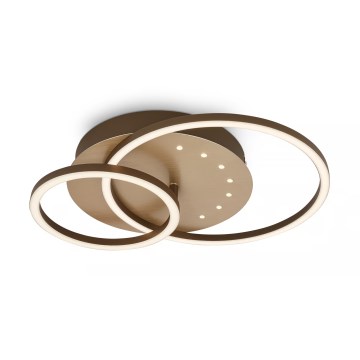 Brilo - Plafon LED dimerizável LED/26W/230V 3000K castanho