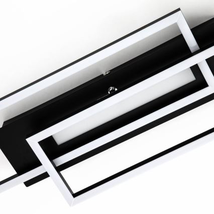 Brilo - Plafon LED FRAME 2xLED/20W/230V preto