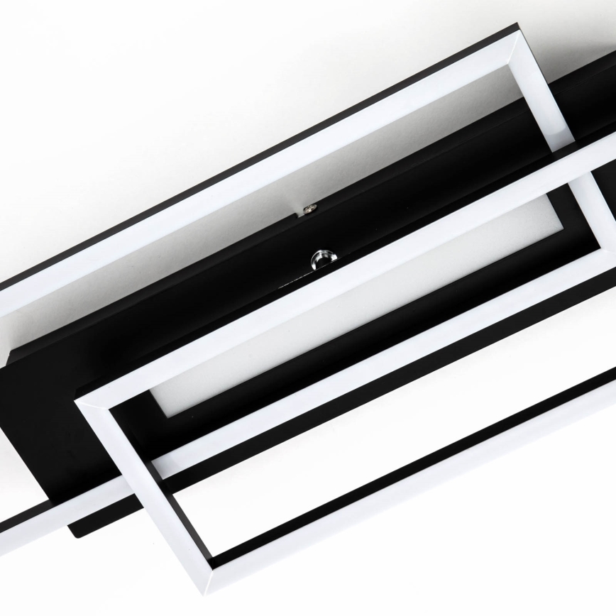 Brilo - Plafon LED FRAME 2xLED/20W/230V preto