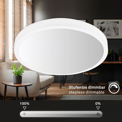 Brilo - LED RGBW Candeeiro de tecto dimerizável LED/20W/230V 2200-6500K Wi-Fi Tuya pr. 27 cm