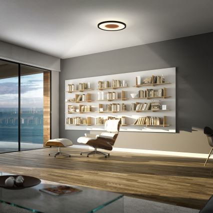 Brilo - Plafon LED SUFIT WOOD LED/18W/230V 3000K Ø 29 cm