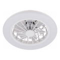 Brilo - Ventilador de teto LED dimerizável PAFO LED/24W/230V 3000-6500K branco + controlo remoto