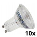 Briloner 0548-003 - CONJUNTO 10x Lâmpada LED GU10/3,5W/230V 3000K