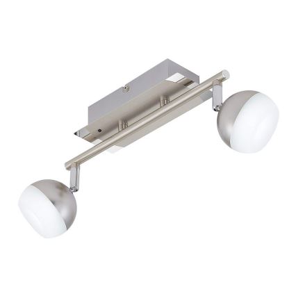 Briloner 2040-022 - Luminária de embutir LED RGB regulável 2xLED/3,3W/230V com controlo remoto