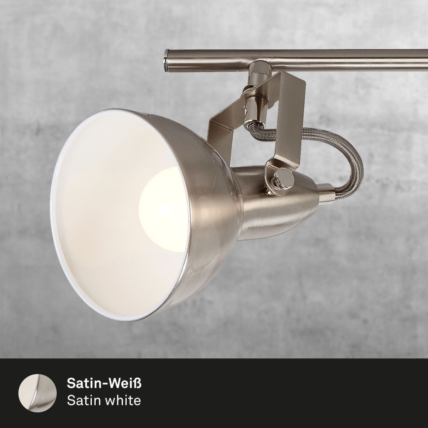 Briloner 2049-042 - Spot 4xE14/40W/230V prateado