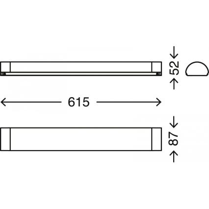 Briloner 2070-118 - Iluminação de espelho de casa de banho LED BATH LED/10W/230V IP44