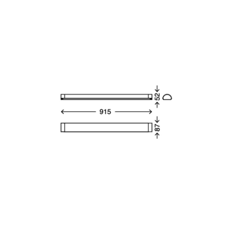 Briloner 2070-218 - Iluminação LED para espelho de banheiro BATH LED/15W/230V IP44