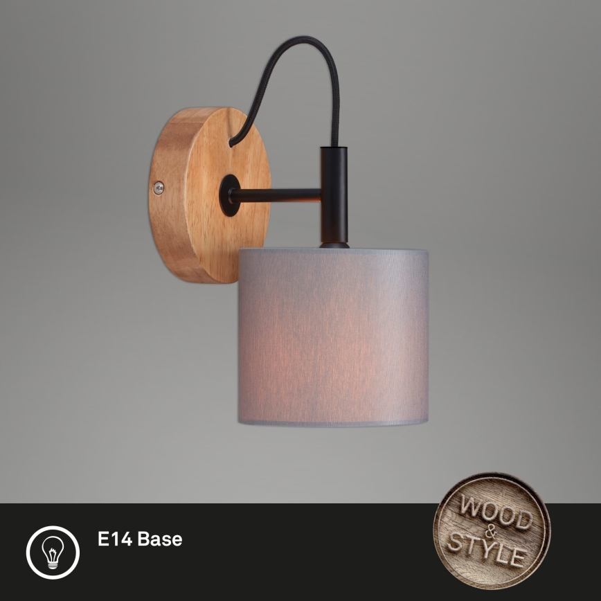 Briloner 2075-014 - Aplique de parede RHON 1xE14/25W/230V