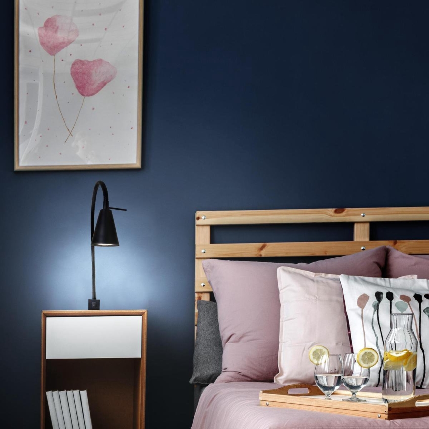 Briloner 2080-015 - Candeeiro de parede LED COMFORT LIGHT 1xGU10/5W/230V preto