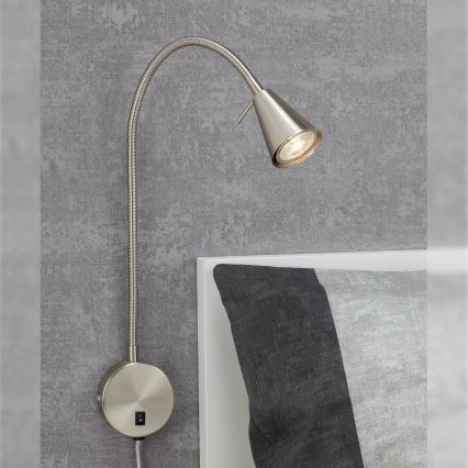 Briloner 2082-012 - Candeeiro de parede LED COMFORT LIGHT 1xGU10/5W/230V cromado mate