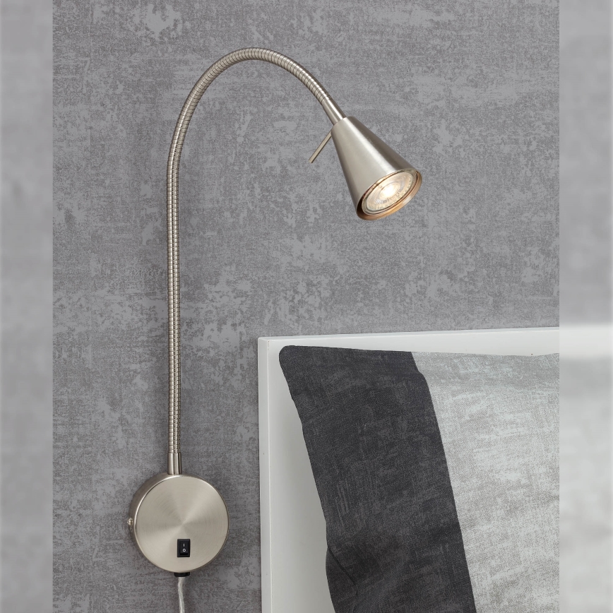 Briloner 2082-012 - Candeeiro de parede LED COMFORT LIGHT 1xGU10/5W/230V cromado mate