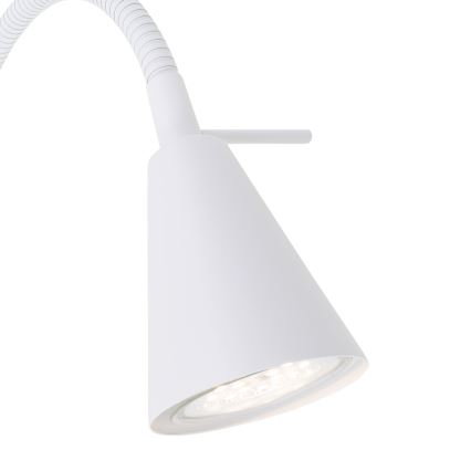 Briloner 2082-016 - Aplique de parede LED flexível COMFORT LIGHT 1xGU10/5W/230V branco