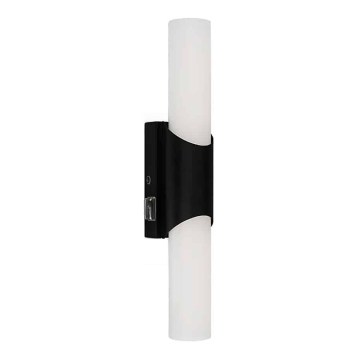 Briloner 2111-015 - Iluminação LED para espelho de casa de banho LED/6,5W/230V 32 cm preto