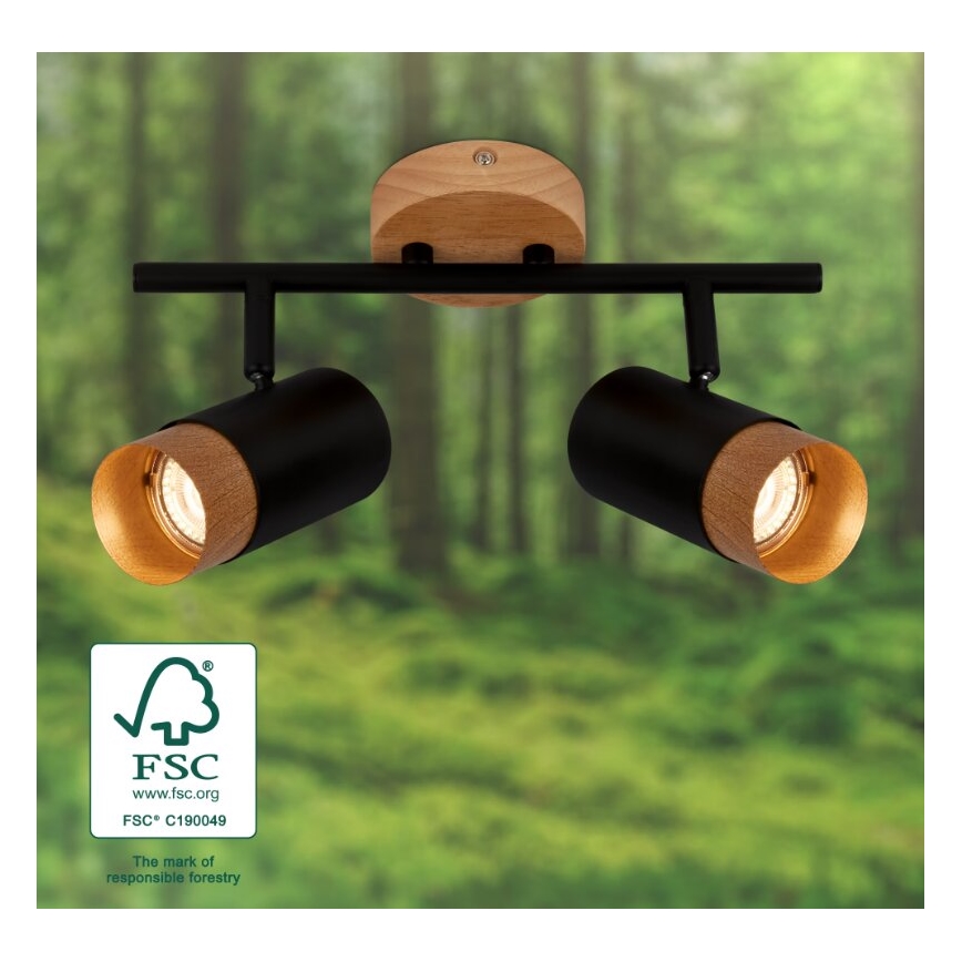 Briloner 2144025 - Foco SPOT 2xGU10/9W/230V